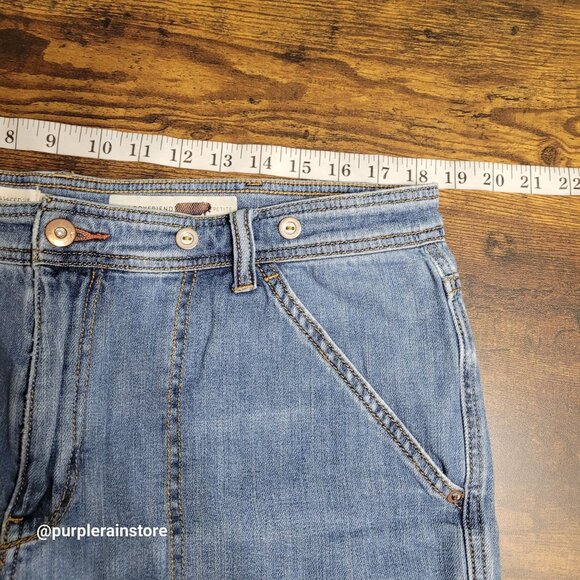 Pilcro Anthropologie Jeans 36 P Slim Boyfriend High Rise Medium Light Wash - Picture 6 of 12